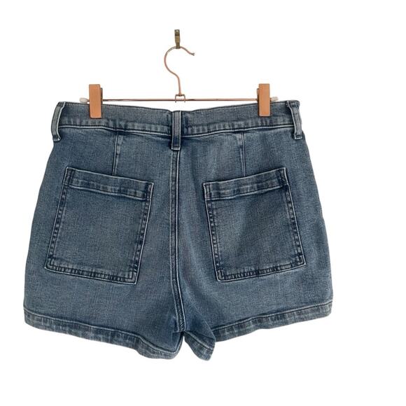 J.Crew Utility denim short blue Skyler wash Sz 27 classic coastal nautical chic - Picture 4 of 9